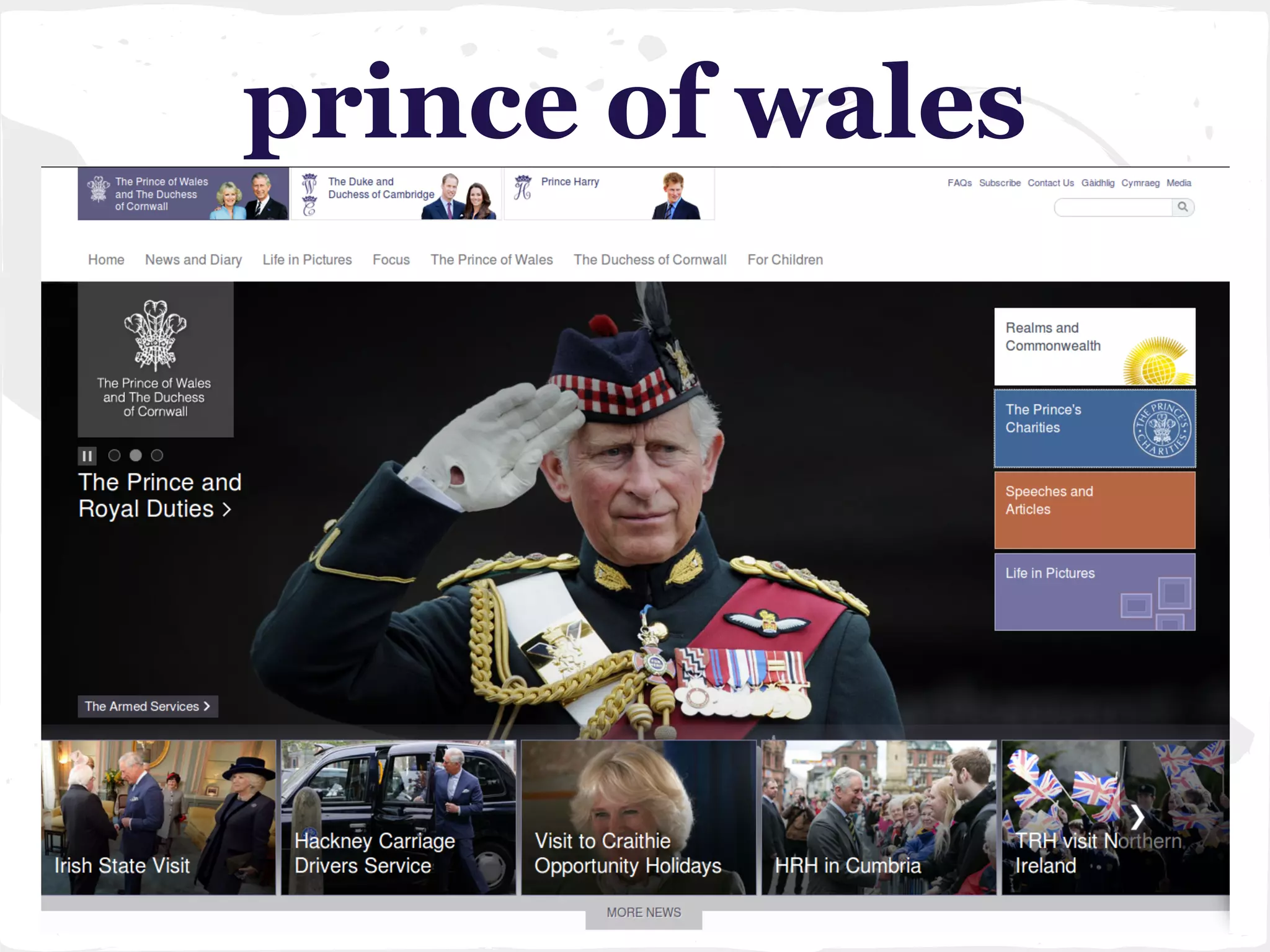 prince of wales
 