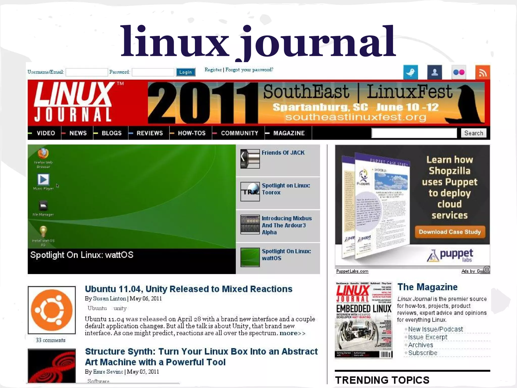 linux journal
 
