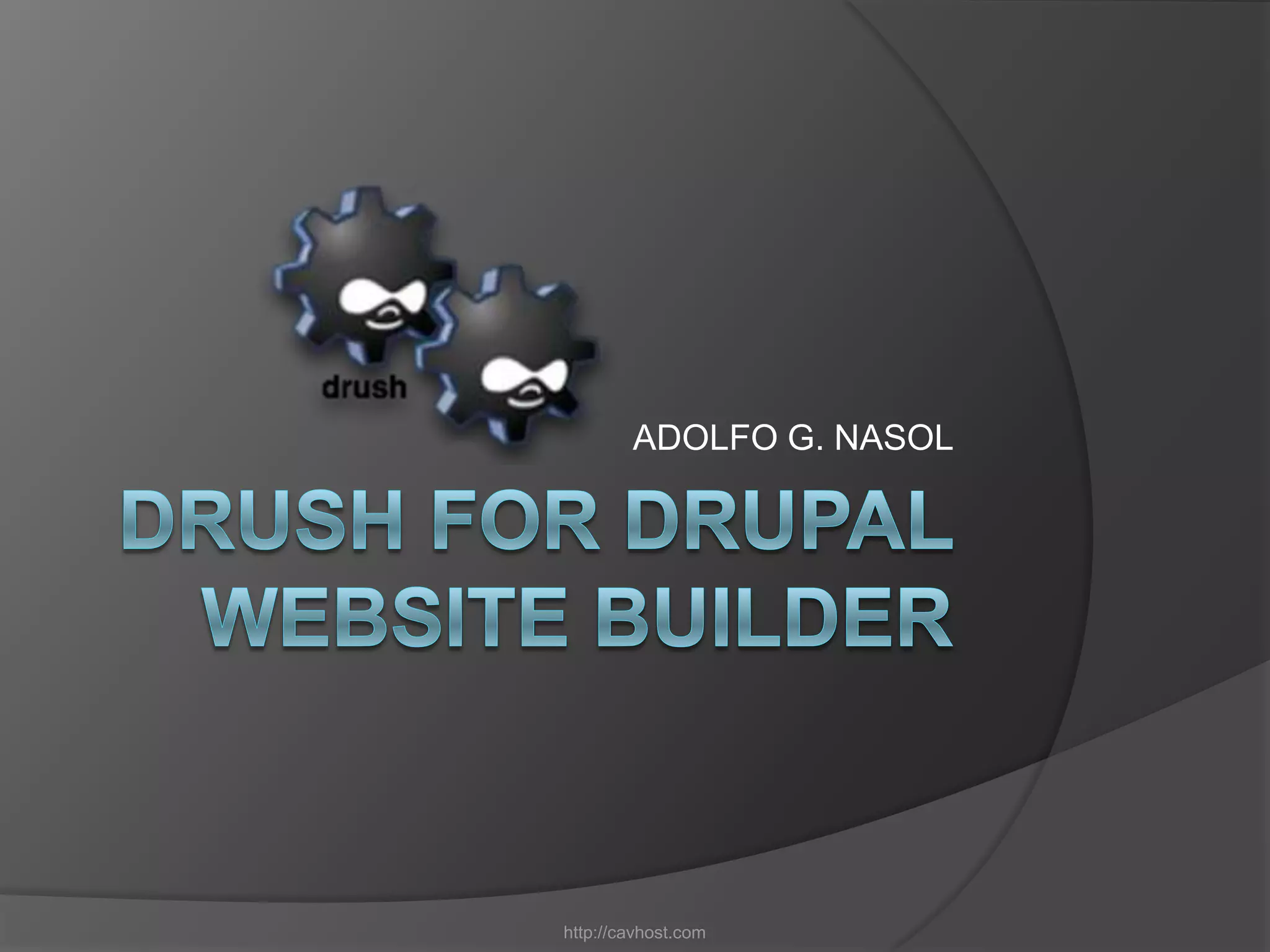 ADOLFO G. NASOL




http://cavhost.com
 