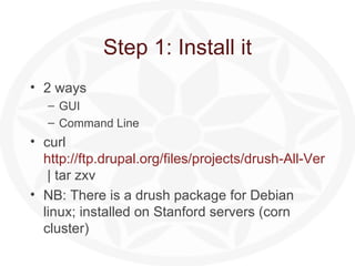 3 Steps Download/install Create alias Use it! 