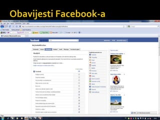 Obavijesti Facebook-a