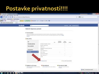 Postavke privatnosti!!!!