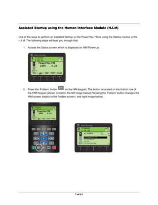 Powerflex Human Interface Module Drv11 power flex 755 basic start | PDF