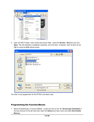 Drv13 power flex 755 programming with devicelogix | DOCX