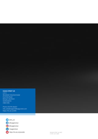 ©HAAG-STREIT UK 2025
E & OE. JULY 2025
HAAG-STREIT UK
Unit C
Woodside Industrial Estate
Dunmow Road
Bishop’s Stortford
Hertfordshire
CM23 5RG
Phone (01279) 456261
info.unitedkingdom@haag-streit.com
https://hs-uk.co/DRV
@HS_UK
@haagstreituk
@haagstreituk
/haagstreituk
https://hs-uk.co/youtube
 