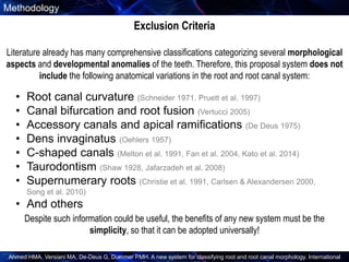 New Root Canal Classification System | PPTX