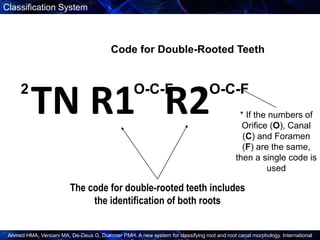 New Root Canal Classification System | PPTX