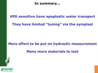 Developing crops with high productivity at high temperature: A blue sky research initiative