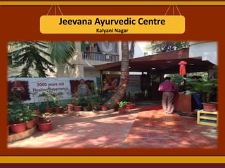 Jeevana Ayurvedic Centre
Kalyani Nagar

 