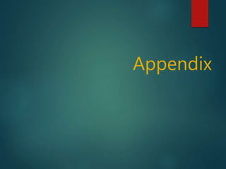 Appendix
 