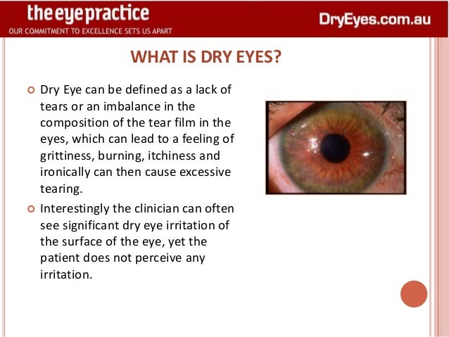 dry eye syndrome