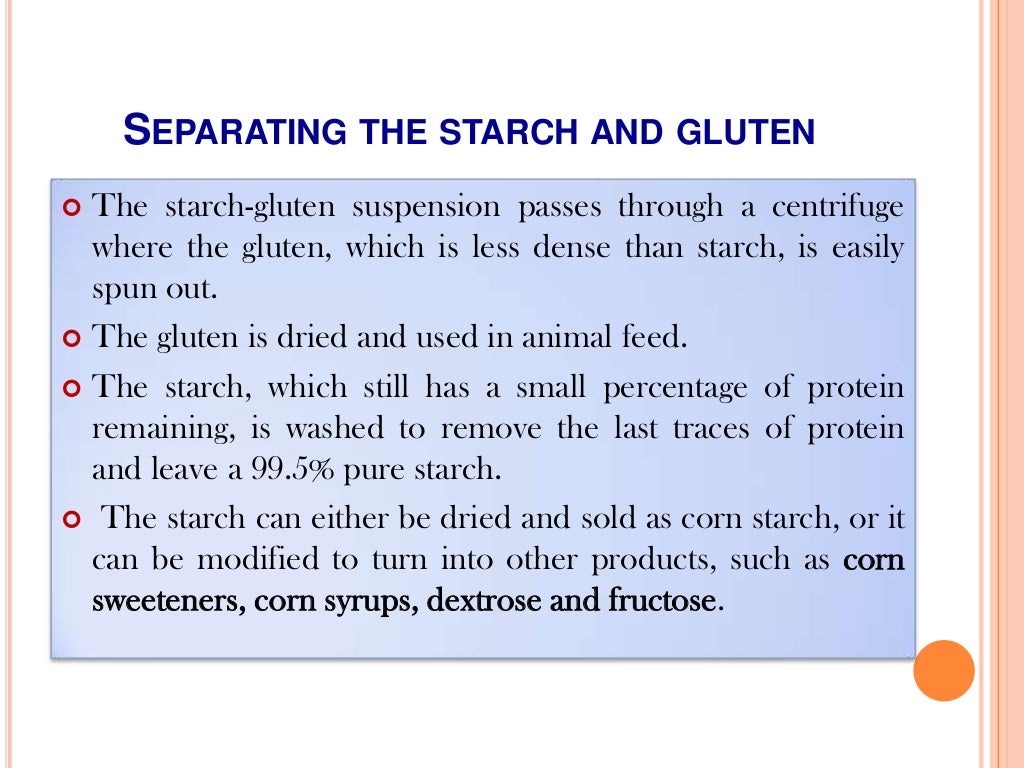 Dry and wet milling of corn
