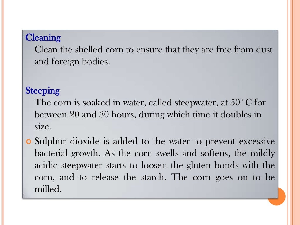 Dry and wet milling of corn