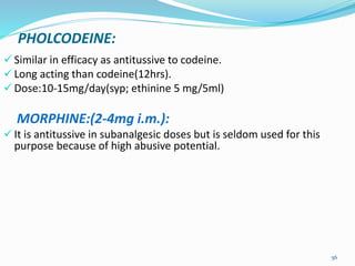 Dry cough | PPTX