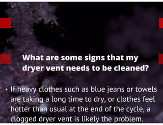 Prevent Dryer Vent Fires - Baton Rouge LA - Basic Chimney Sweep