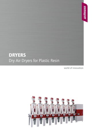 world of innovation
Dryers
Dry Air Dryers for Plastic Resin
 