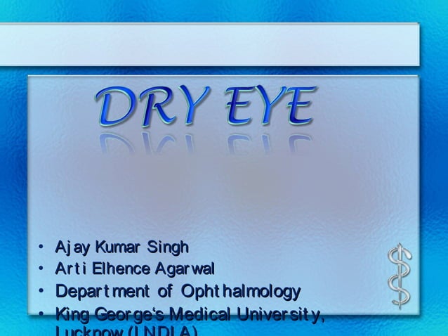 Dry Eye PPT