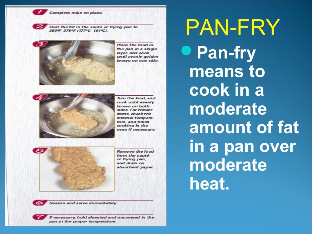 Dry heat cooking method
