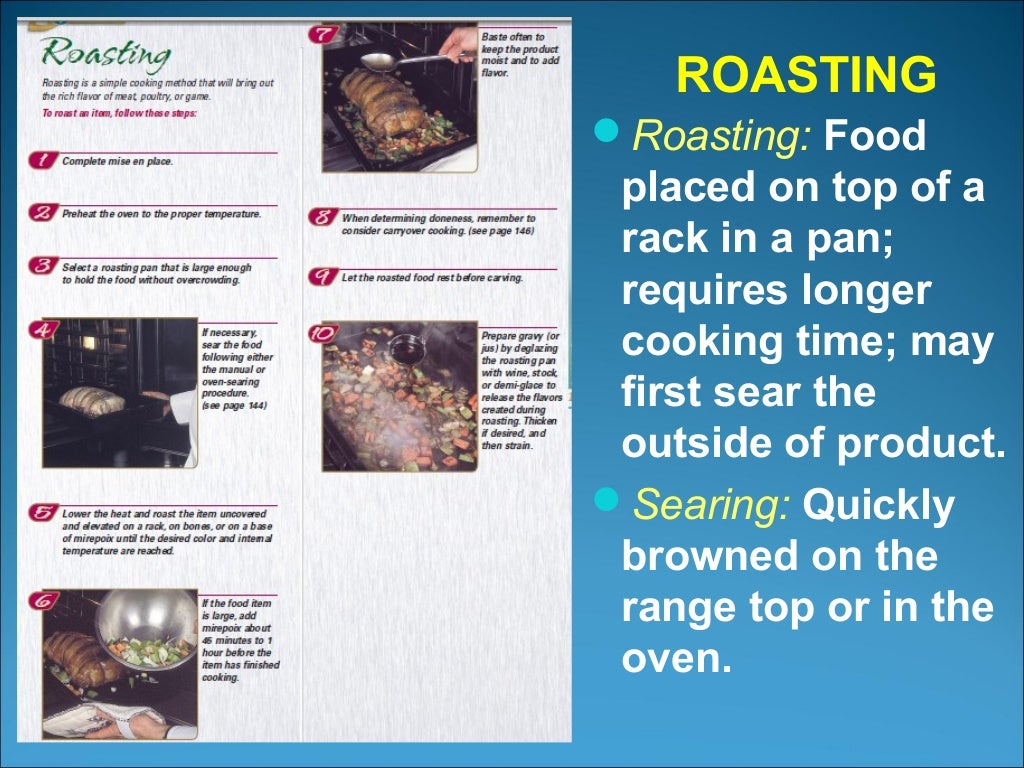 Dry heat cooking method