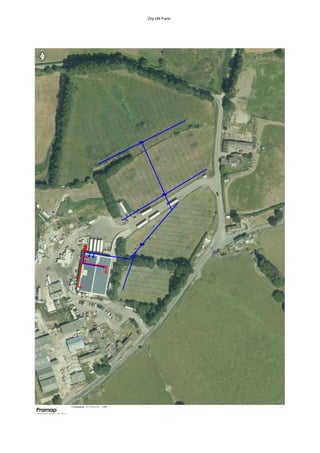 Dry Hill Farm
© Getmapping plc 2018. Plotted Scale - 1:1250
A
B
C AA
D
CC
 