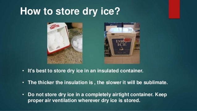 Dry ice project