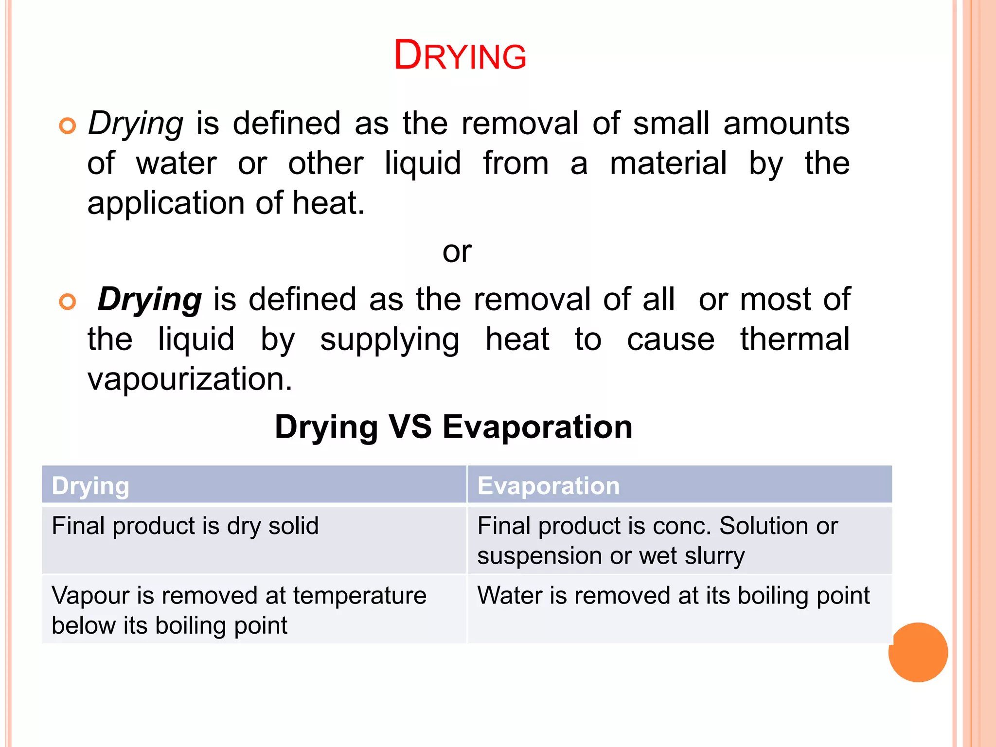 Drying | PPTX