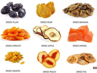 Drying and dehydration