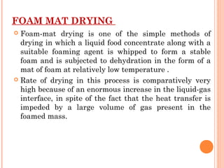 Drying of food | PPT