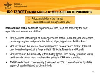 Dryland Cereals - Presentation for Discussion with Donors and Partners - June 2013