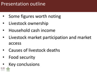 Informing sustainable and resilient development of pastoral and agro-pastoral production systems in Ethiopia 