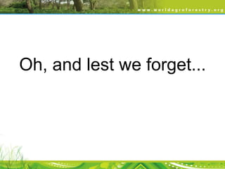 Oh, and lest we forget...

 