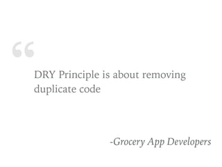 Dry Principle Is Misunderstood | PDF
