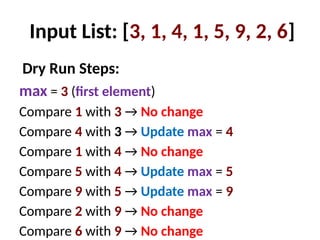 DryRun of algorithm class 10 computer presentation | PPTX