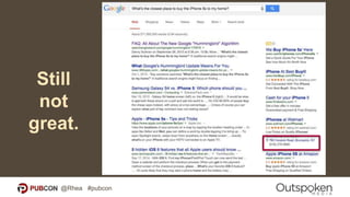 Still
not
great.
@Rhea #pubcon