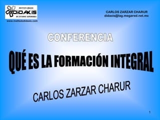 1
www.institutodidaxis.com
CARLOS ZARZAR CHARUR
didaxis@lag.megared.net.mx
 