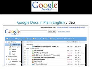 Google Docs in Plain English  video 