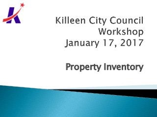 Property Inventory
 