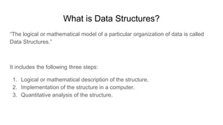 Introduction to Data Structures | PPTX