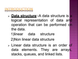 data structures and applications power p | PPT image.