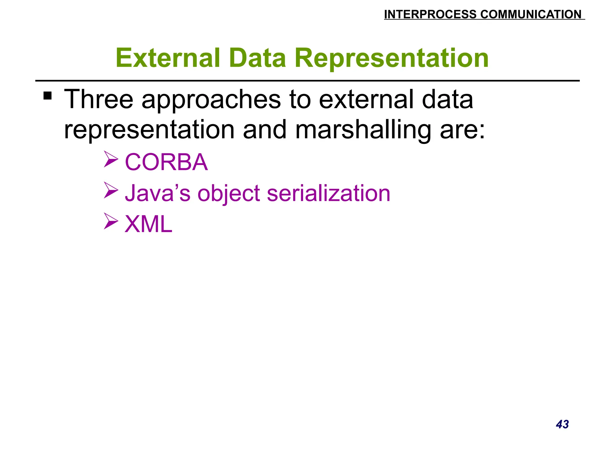 Distributed Systems inter process communication | PPT