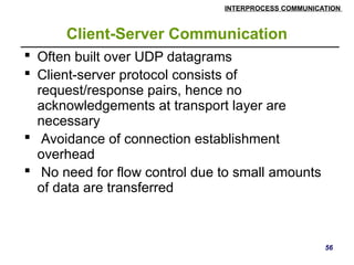 Distributed Systems inter process communication | PPTX