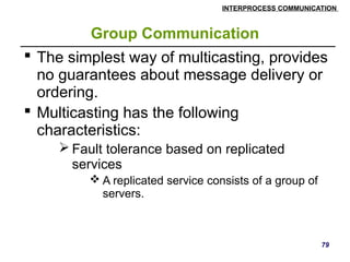 Distributed Systems inter process communication | PPTX
