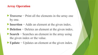 Data Structures - Array Sparse matrix information | PPTX