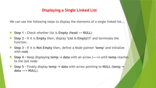 Data Structures - Linked List and its Types | PPTX