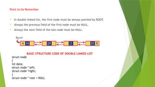 Data Structures - Linked List and its Types | PPTX