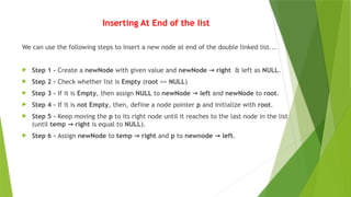 Data Structures - Linked List and its Types | PPTX