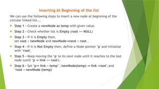 Data Structures - Linked List and its Types | PPTX