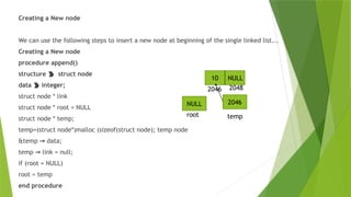 Data Structures - Linked List and its Types | PPTX