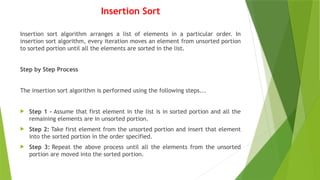 Data Structure - Searching and Sorting Techniques | PPTX