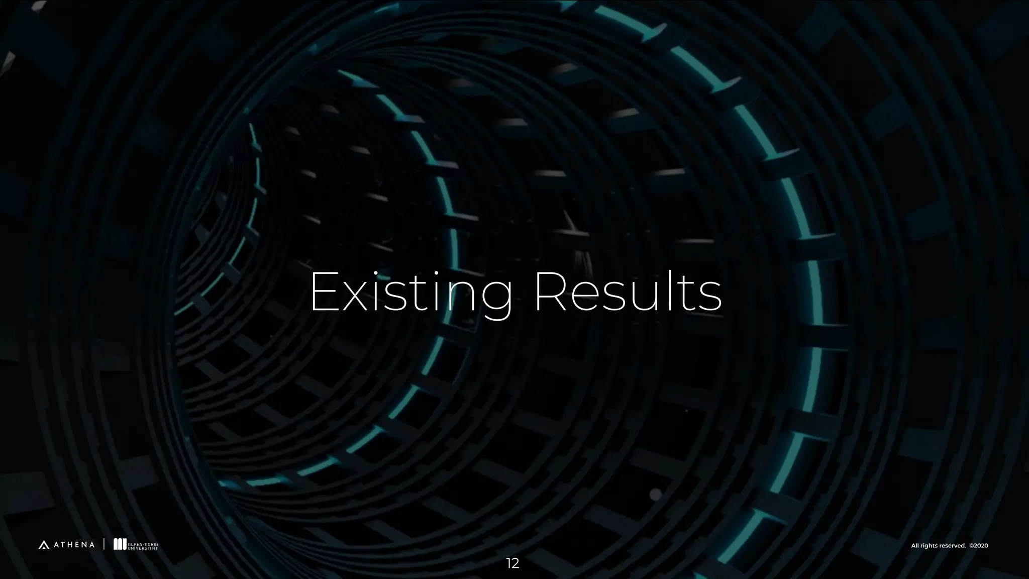 Existing Results
All rights reserved. ©2020
12
 